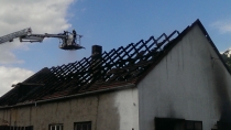 Požár domu Zárybnických, foto: VCH