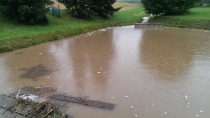 Povodně po přívalovém déšti 07/2014, foto: VCH